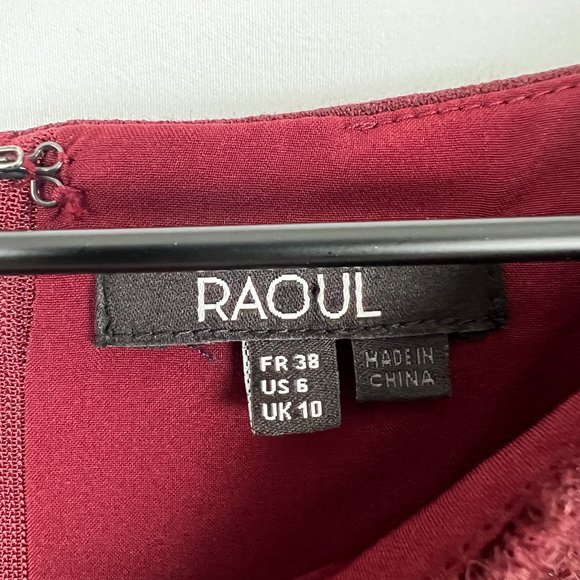 Raoul Midi Sheath Dress Wool Office Work Wear Formal Modern Event Wedding Guest - Picture 3 of 8